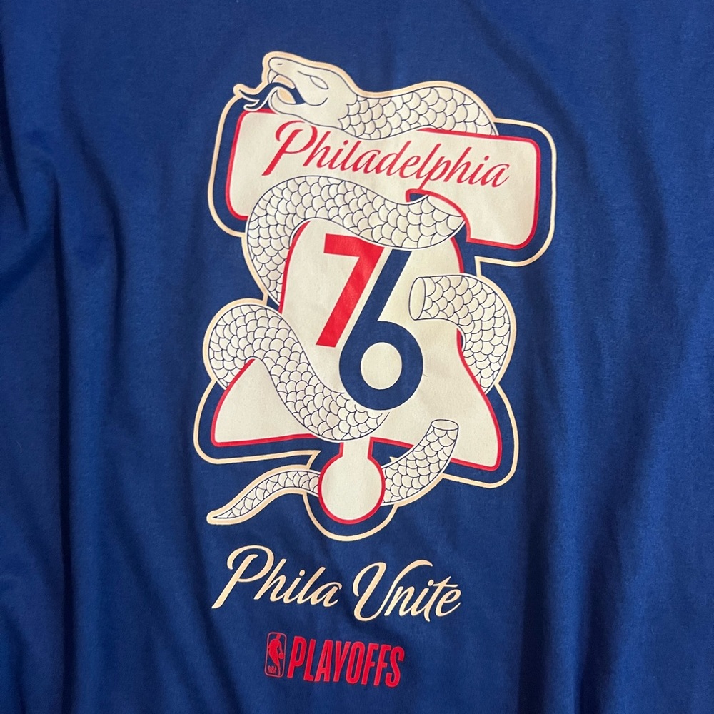Nike Blue Philadelphia 76ers Tee